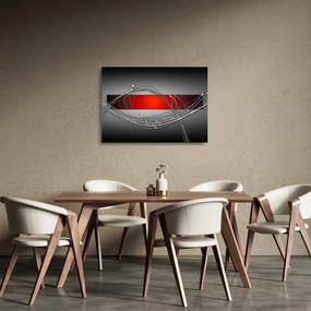 Abstraktný sklenený obraz (70x50 cm)