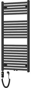 Mexen Hades, elektrické vykurovacie teleso 1200 x 600 mm, 900 W, čierna, W104-1200-600-2900-70