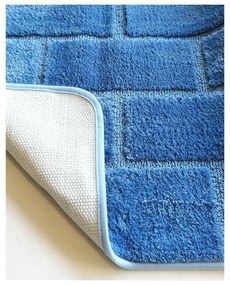 Modrá kúpeľňová predložka 50x80 cm – JAHU collections