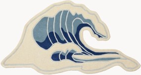 Koberec v organickom tvare Wave