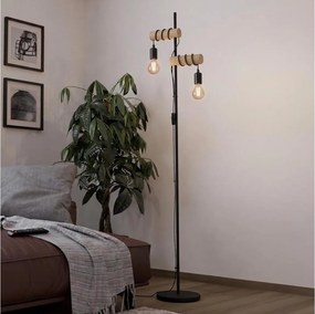Eglo 183215 - Stojacia lampa TOWNSHEND 2xE27/10W/230V