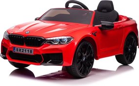 LEAN CARS BMW M5 DRIFT Červené auto na batérie