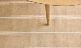 Diamond Carpets India, Ručne viazaný kusový koberec Hollis J 13 Natural, 80x150, béžová, chodba / predsieň