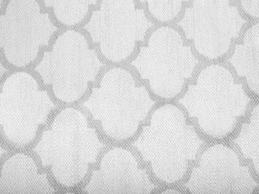 Obojstranný vonkajší koberec 140 x 200 cm sivá/biela AKSU Beliani