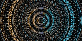 Obraz Mandala so vzorom slnka Varianta: 100x50