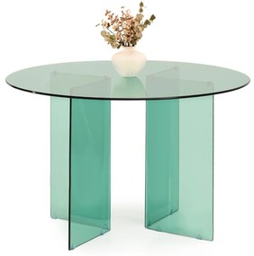 Jedálenský stôl Abunda (zelená). Akcia -26%. Vlastná spoľahlivá doprava až k Vám domov. 1137090