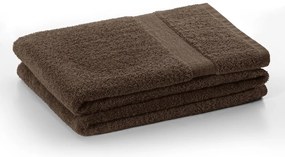 Hnedé froté bavlnené uteráky a osušky v súprave 4 ks Marina – DecoKing