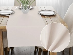 Biante Bavlnený behúň na stôl Torino TON-001 Smotanovo biely 20x160 cm
