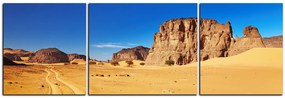 Obraz na plátne - Cesta v púšti - panoráma 5129C (150x50 cm)