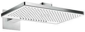 Hansgrohe Rainmaker Select, hlavová sprcha 460 2jet so sprchovým ramenom, biela/chrómová, HAN-24005400