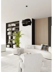 Luster na lanku VIENO 3xE27/15W/230V čierna