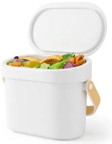 Biela nádoba na kompostovateľný odpad 4 l Bellwood – Umbra