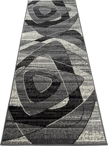 TA Koberec K858A TMAVO SIVÁ LACNÁ PP CRM Rozmer: 70x300 cm