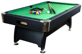 GamesPlanet® 7310 Biliardový stôl pool biliardový stôl s vybavením, 8 ft