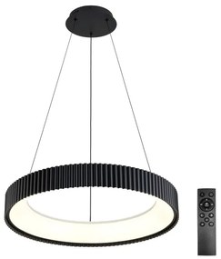 Brilagi - LED stmievateľný luster na lanku FALCON MODERN LED/54W/230V 60 cm čierny + diaľkové ovládanie