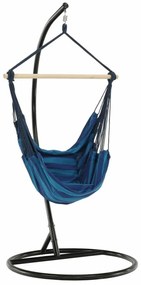 Tempo Kondela Závesné hojdacie kreslo, modrá, NIKOLO NEW