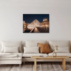Obraz - Louvre v noci (70x50 cm)