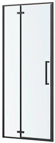 Sprchové dvere ETNA 120x95 cm čierne