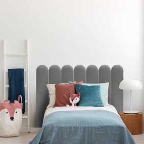 Zástena za posteľ - Oblúk - 20x100cm Farba: Svetlo šedá, Rozmer: 20x100