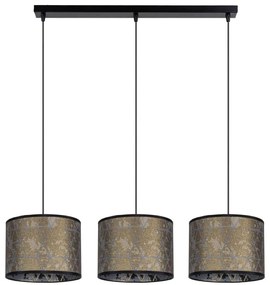 Luster na lanku REZO 3xE27/60W/230V zlatá