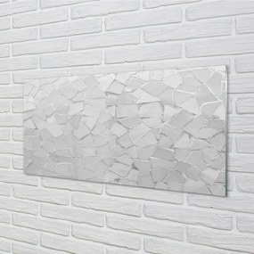 Obraz na skle šedivé polygóny 120x60 cm