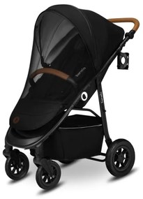 Lionelo - Športový kočík NATT Čierny Onyx