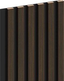 Mexen Lam-B, akustické stenové lamely 275 × 30 cm, HDF doska 4 mm, technická dyha, orech pálený, S100-275307-3015-024
