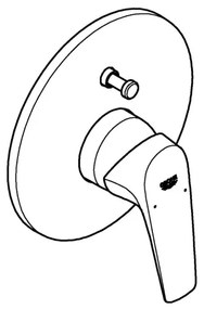 GROHE 29117000 - Vaňová batéria LINEARE lesklý chróm