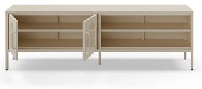 Krémový TV stolík 160x50 cm Diora – Marckeric