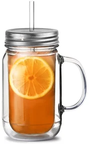 Bar@drinkstuff Plastový krčah Mason 16oz / 470ml