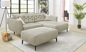 Rohová sedacia súprava Salo, béžová látka