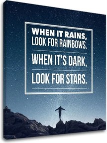 Motivačný obraz na stenu When it rains