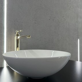 Rea Erica, umývadlo na dosku 400x400x145 mm, biela lesklá, REA-U0602