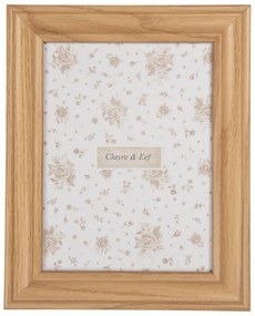 Prírodný drevený fotorámik Ten L - 20*2*25 cm / 15*20 cm