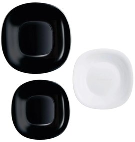 Carine Neo tanierová sada 2Black & White pre 6 osôb, 18 ks