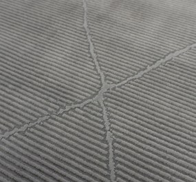 BE Koberec Zurich 1903 GREY – sivý obdĺžnikový Rozmer: 200x290 cm