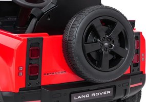 Elektrické autíčko Land Rover Defender červené