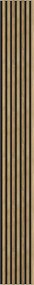 Mexen Lam-F, akustické stenové lamely 275 × 31,5 cm, filc 6 mm, dub medový, S105-275317-2812-066