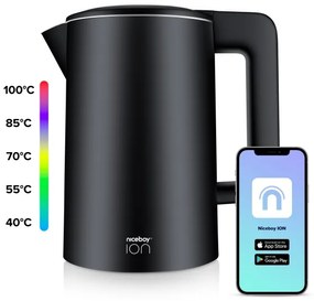 Niceboy ION SmartKettle - Inteligentná rýchlov. kanvica s term. 1,7 l 2200W/230V čierna