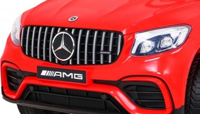 Ramiz Elektrické autíčko Mercedes Benz GLC63S SUV pre deti červené + diaľkové ovládanie