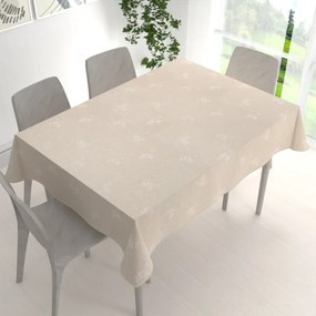 Biante Teflónový obdĺžnikový obrus TF-076 Kvetinový ornament na režnom 120x140 cm