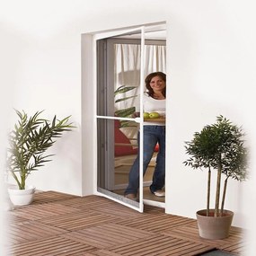 Dverová moskytiéra hliníková 100x215 antracit