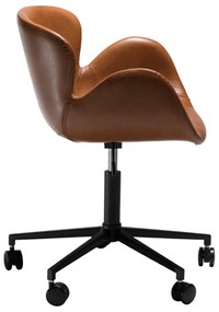 GAIA ČALÚNENÁ OFFICE STOLIČKA black/black