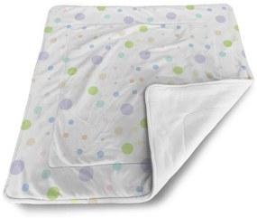 Sablio Deka pre bábätko Farebné bodky - 80x100 cm