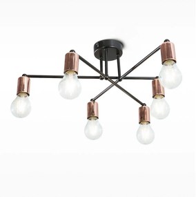 Luster na tyči SOLIDO 6xE27/60W/230V