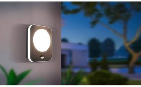 Eglo 99584 - LED Vonkajšie nástenné svietidlo so senzorom MADRIZ LED/9W/230V IP44