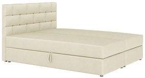 Kontinentálna posteľ 140x200 cm Waller Comfort (béžová) (s roštom a matracom). Vlastná spoľahlivá doprava až k Vám domov. 1056367