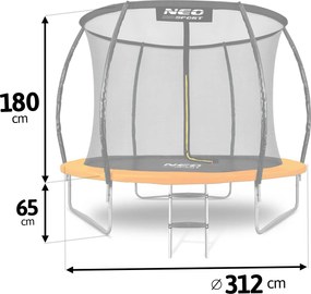 Detská záhradná trampolína 10ft/312cm Neo-Sport NS-10C201