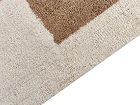 Bavlnený koberec 140 x 200 cm viacfarebný NIKSAR Beliani