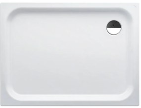 LAUFEN Platina obdĺžniková sprchová vanička zo smaltovanej ocele, odtok v rohu, 1200 x 900 x 65 mm, biela, H2150330000401
